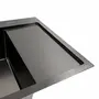 Кухонна мийка CM 58*48 L чорна PVD VALESO Handmade (круглий сифон 3,0/0,8)