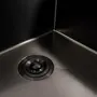 Кухонна мийка 50*50 PVD чорна DECOR Valeso Handmade (сифон круглий, 3,0/0,8)