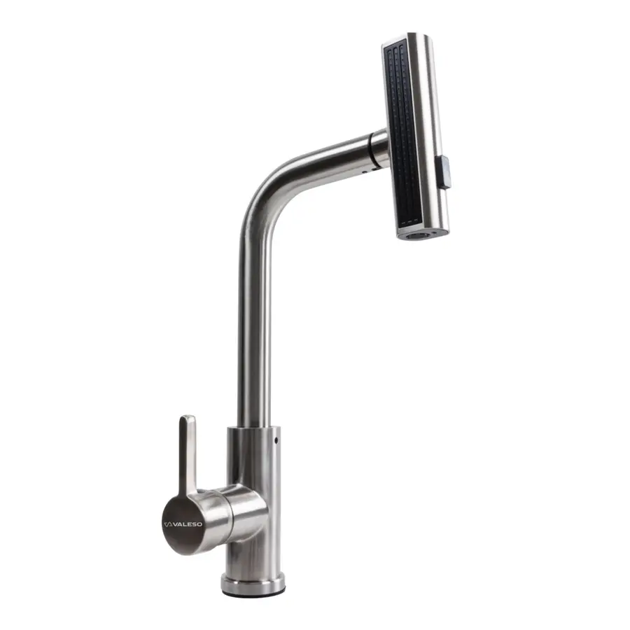 Смеситель кухонный VALESO XK08A нержавейка