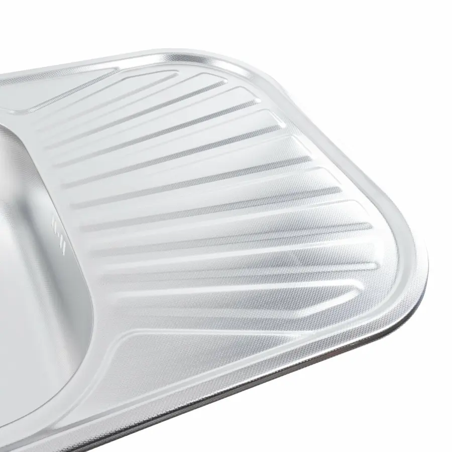 Кухонная мойка из нержавеющей стали закругленная VALESO ДЕКОР 7848 (0,8/180 мм)