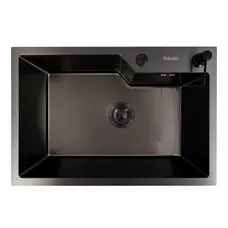 Кухонна мийка VALESO Handmade 65х43 PVD (3,0/0,8) чорна