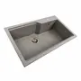 Гранитная мойка для кухни VALESO NIKA 7545 матовая Серая