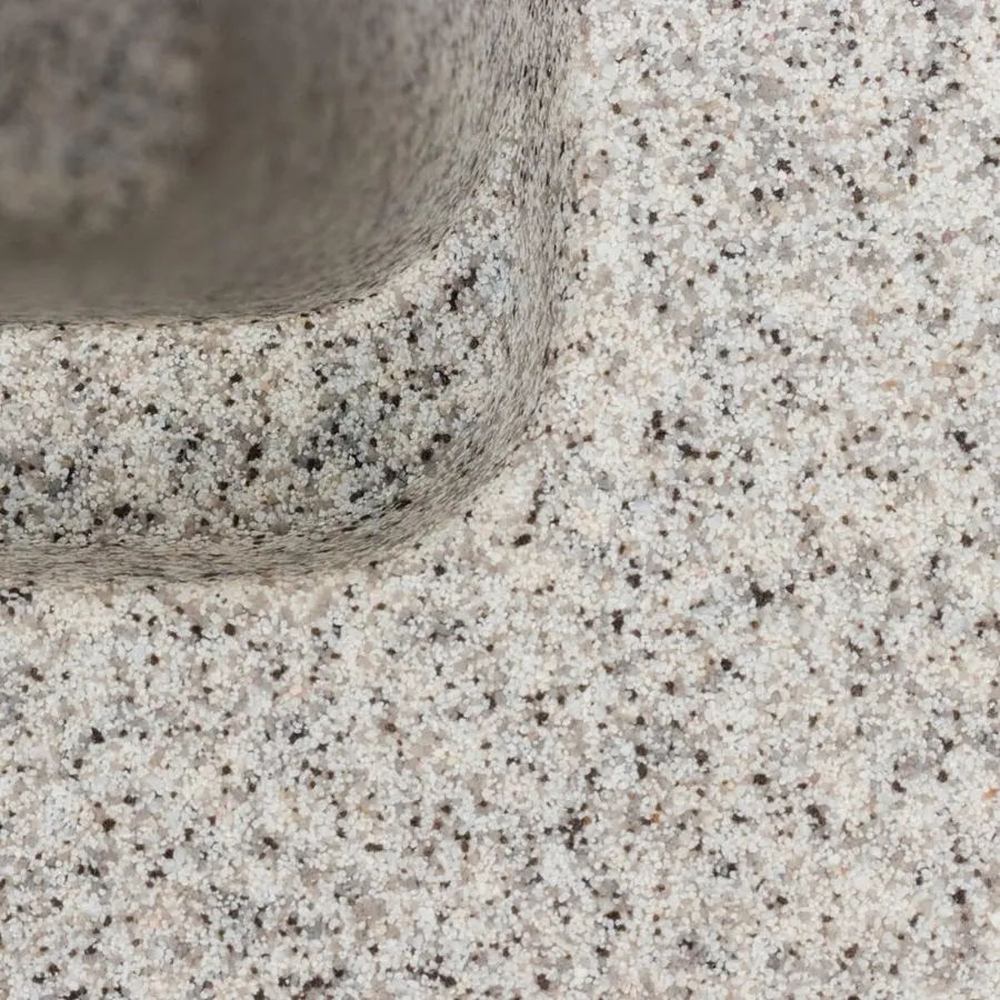 Гранитная мойка для кухни VALESO NIKA 7545 матовая Серая