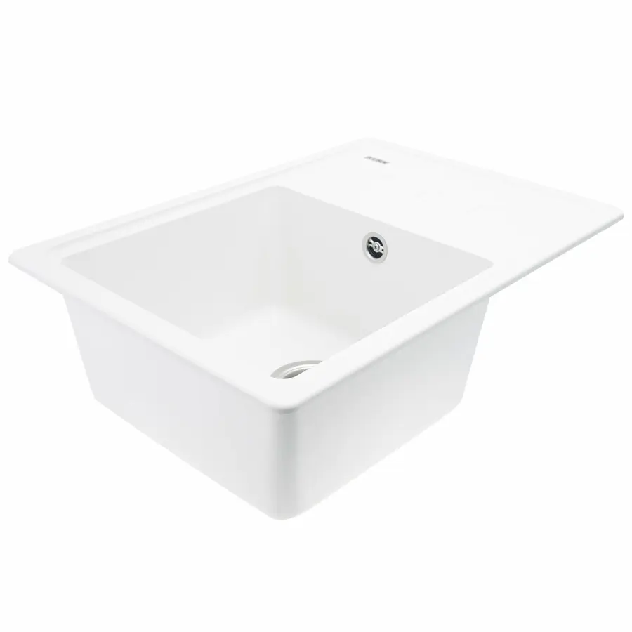 Гранитная мойка для кухни VALESO LIANA 6243 матовая Белоснежная