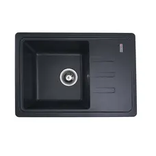 Гранитная мойка для кухни VALESO LIANA 6243 матовая Антрацит