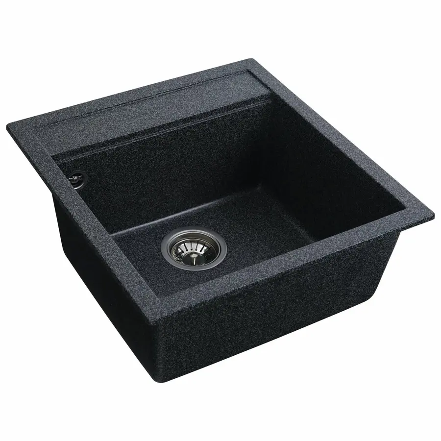 Гранітна мийка для кухні VALESO FIESTA 5149 матова Графіт