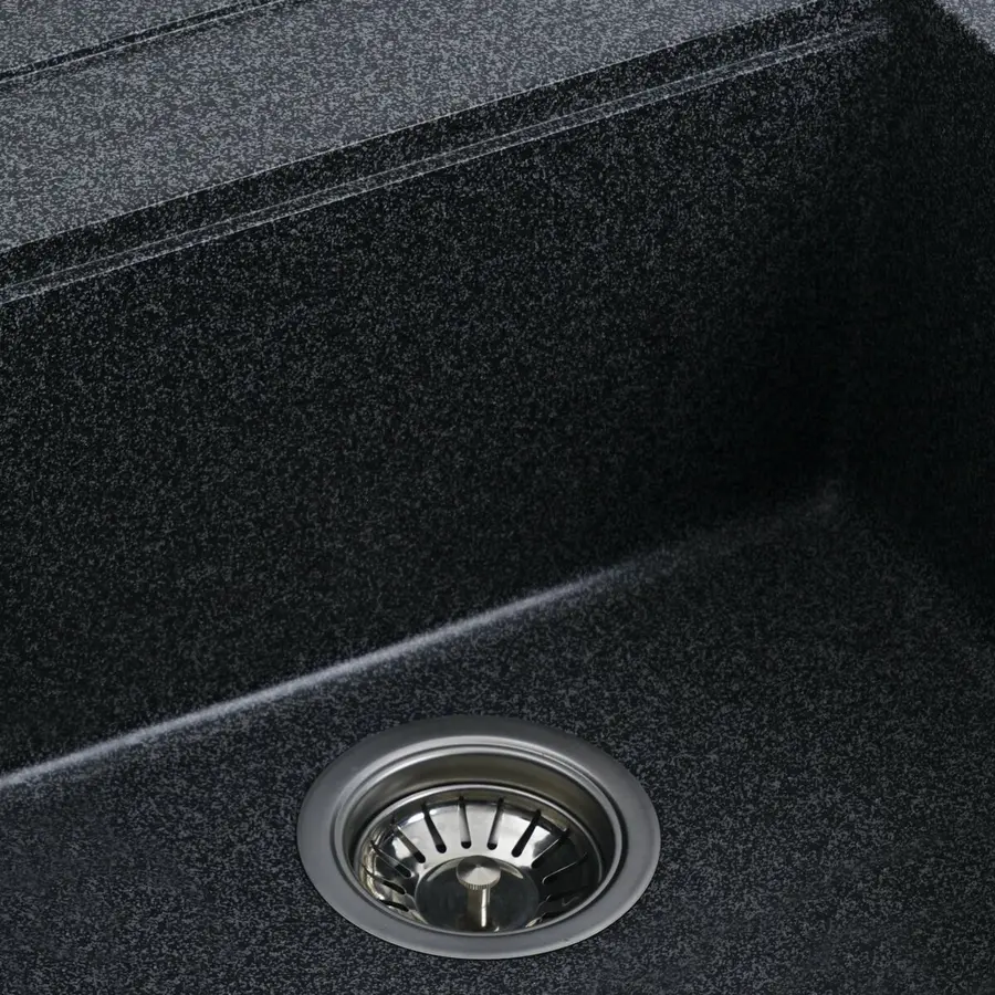 Гранітна мийка для кухні VALESO FIESTA 5149 матова Графіт