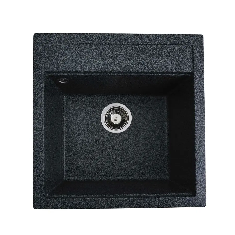 Гранітна мийка для кухні VALESO FIESTA 5149 матова Графіт
