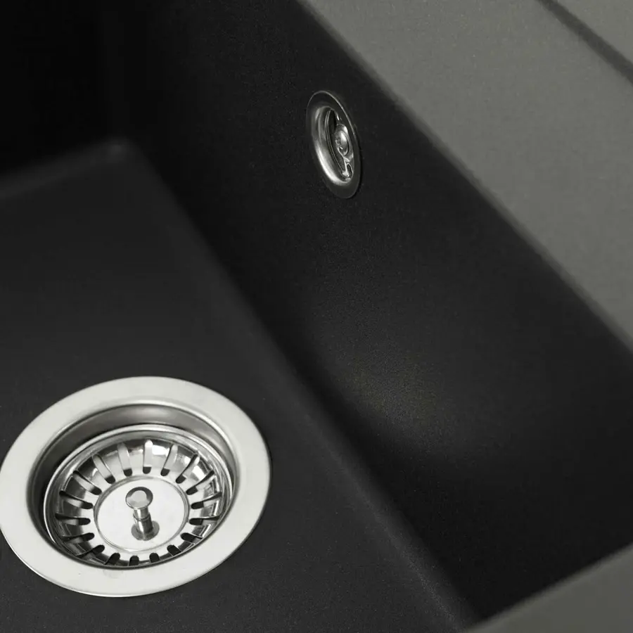 Гранитная мойка для кухни VALESO SELENA 7950 матовая Черная