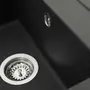 Гранитная мойка для кухни VALESO SELENA 7950 матовая Черная