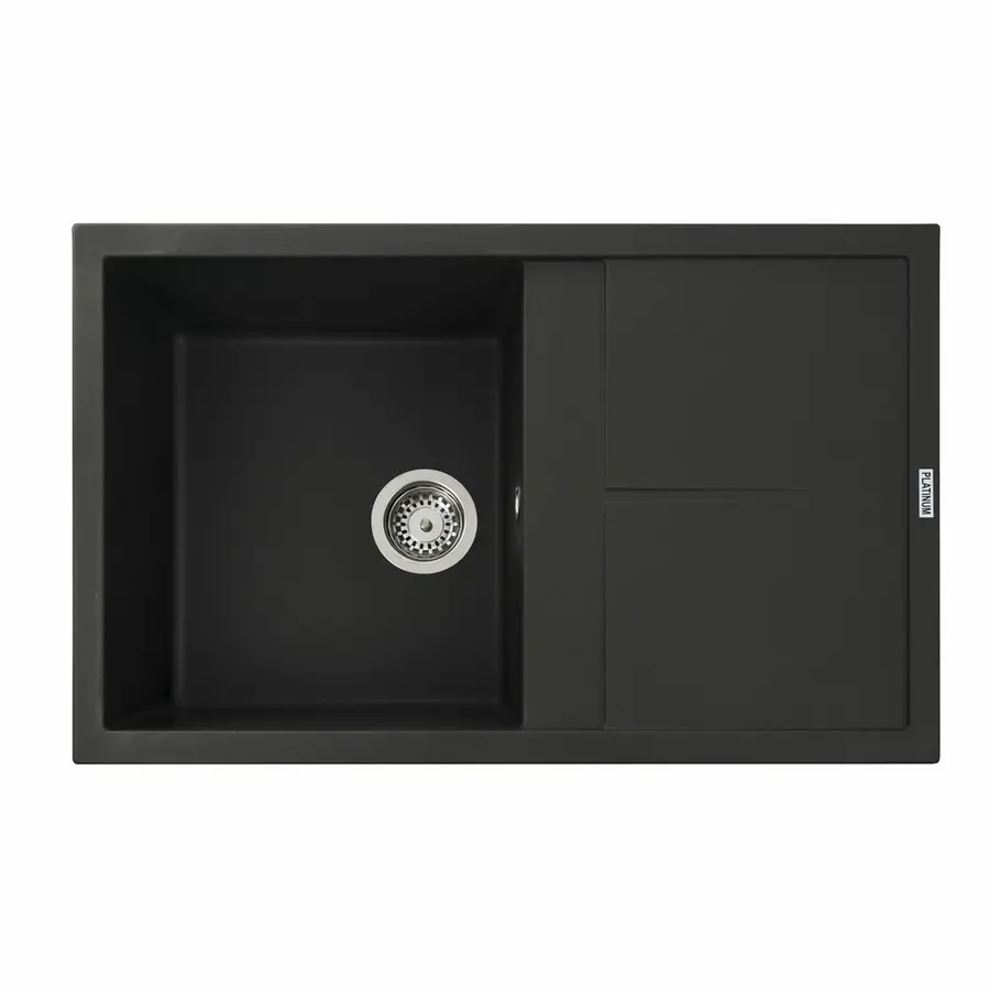 Гранитная мойка для кухни VALESO SELENA 7950 матовая Черная