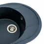 Гранитная мойка для кухни VALESO ONYX 5847 матовая Антрацит