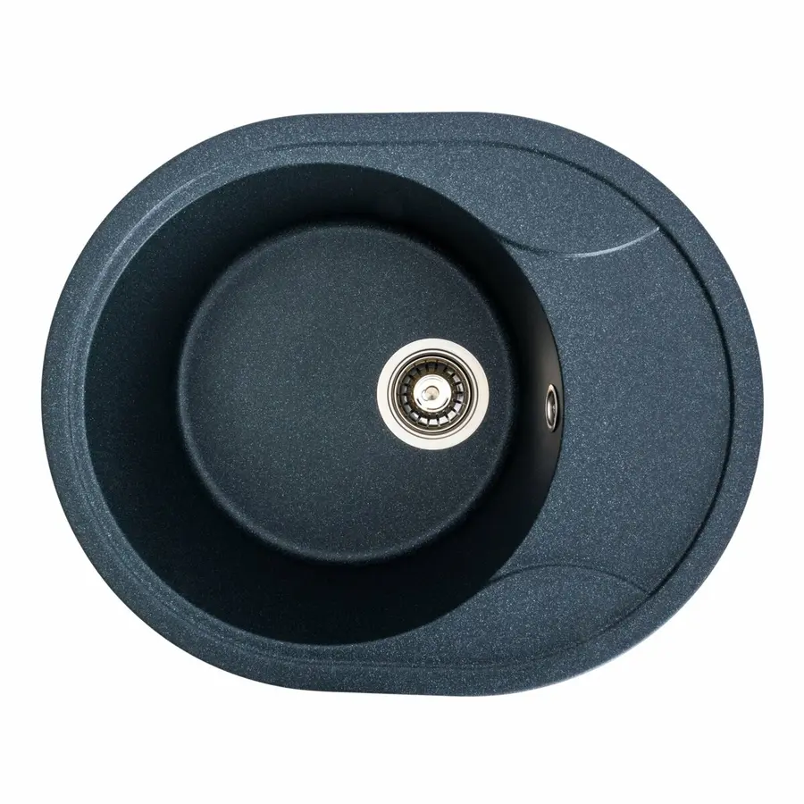 Гранитная мойка для кухни VALESO ONYX 5847 матовая Антрацит