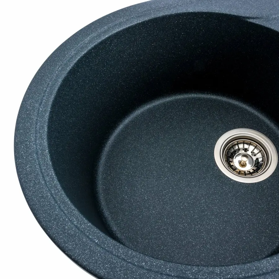 Гранитная мойка для кухни VALESO ONYX 5847 матовая Антрацит
