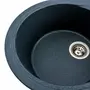 Гранитная мойка для кухни VALESO ONYX 5847 матовая Антрацит