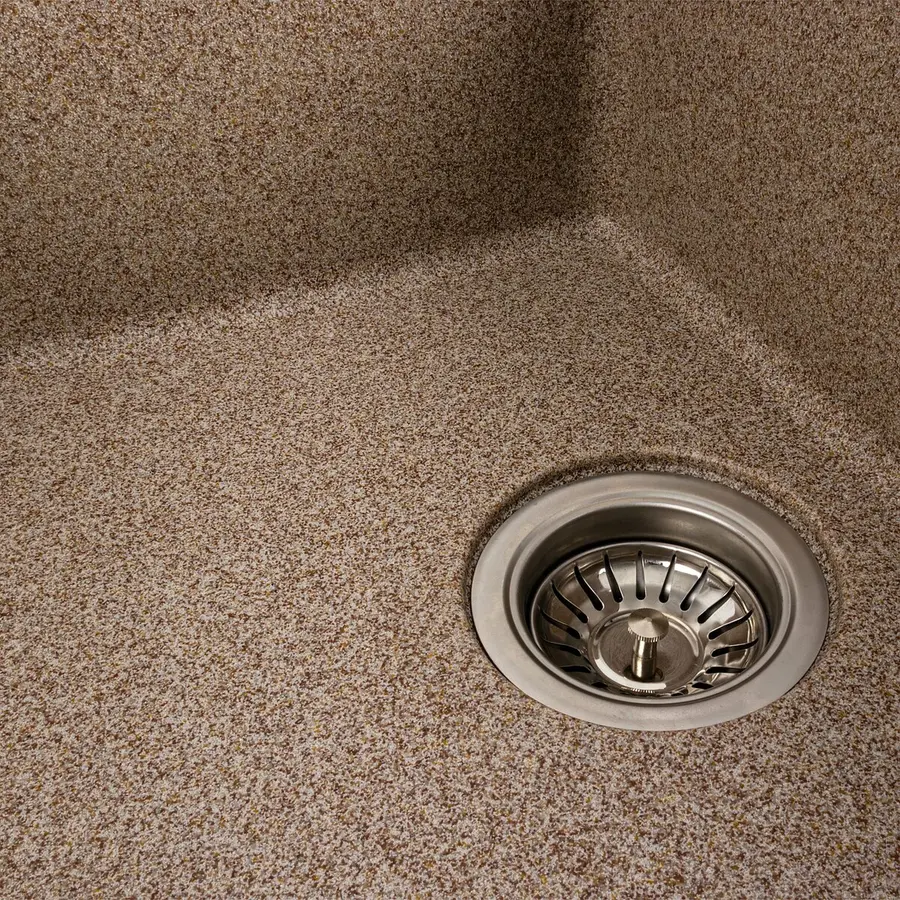 Гранитная мойка для кухни VALESO 6250 ZIRKONE матовая Карамель