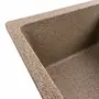Гранитная мойка для кухни VALESO 6250 ZIRKONE матовая Карамель