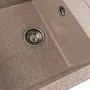Гранітна мийка для кухні VALESO SELENA 7950 матова Карамель