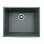 Гранитная мойка для кухни VALESO OASIS 5444 матовая Серый металлик