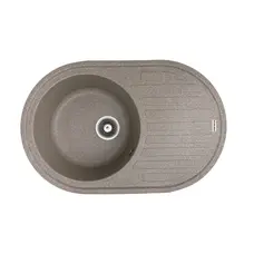 Гранитная мойка для кухни VALESO LIRA 7750 матовая Карамель