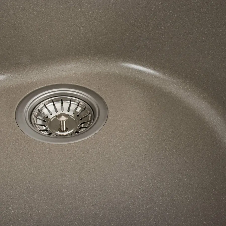 Гранитная мойка для кухни VALESO LUNA 510 матовая Титан