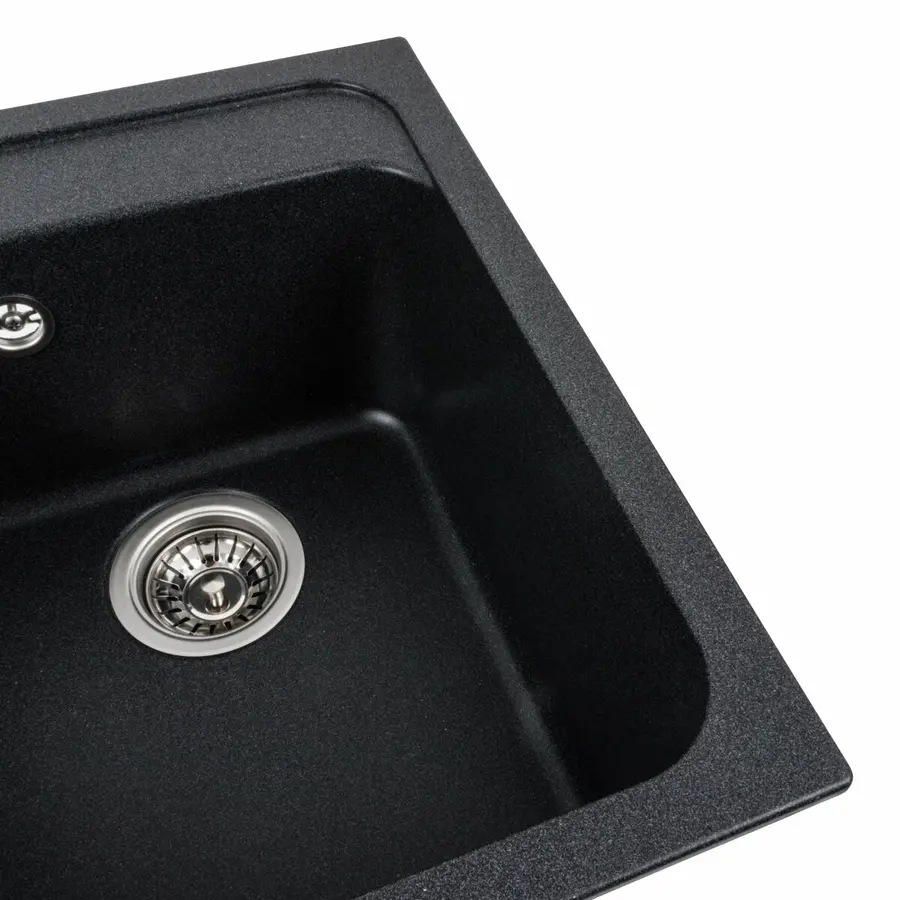 Гранитная мойка для кухни VALESO 4050 KORRADO матовая Карбон