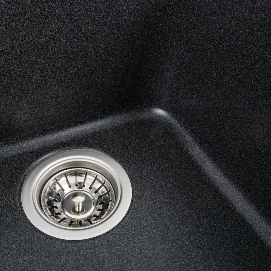 Гранитная мойка для кухни VALESO 4050 KORRADO матовая Карбон