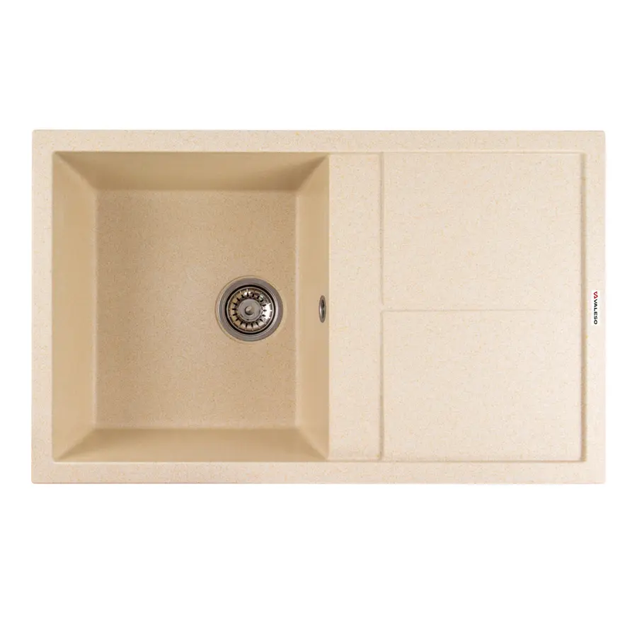 Гранітна мийка для кухні VALESO SELENA 7950 матова Пісок