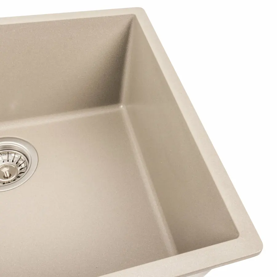 Гранитная мойка для кухни VALESO OASIS 5444 матовая Титан