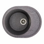 Гранитная мойка для кухни VALESO 5847 ONYX матовая (микс)