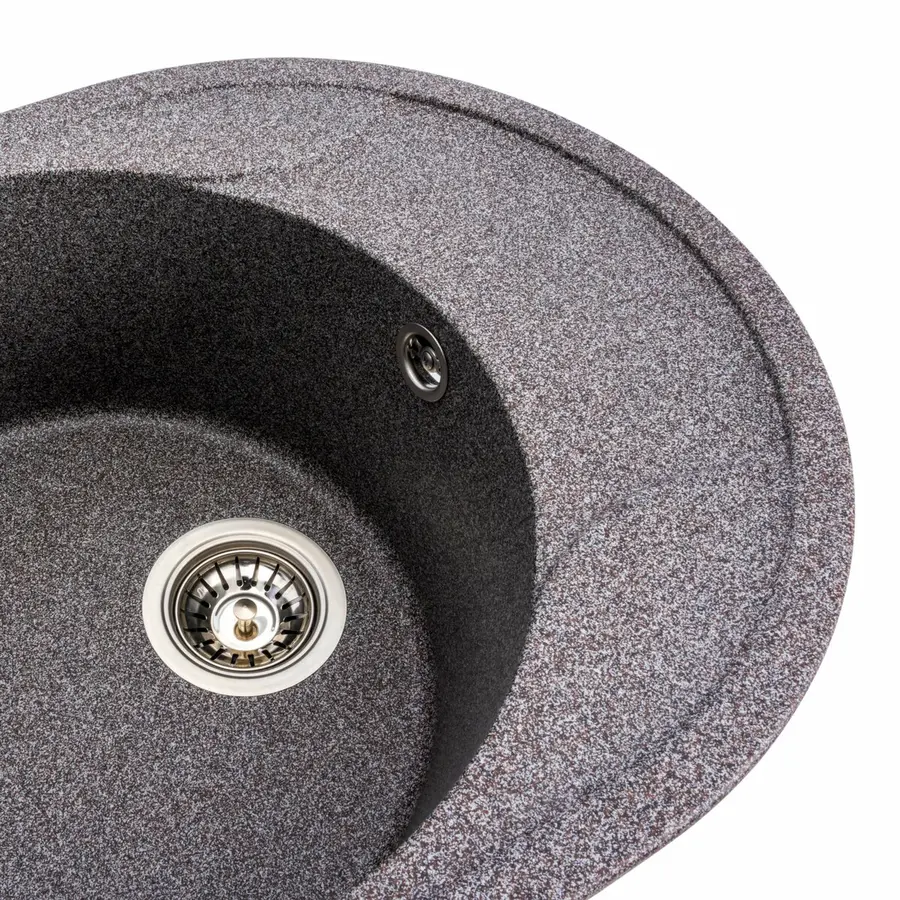 Гранитная мойка для кухни VALESO ONYX 5847 матовая Микс