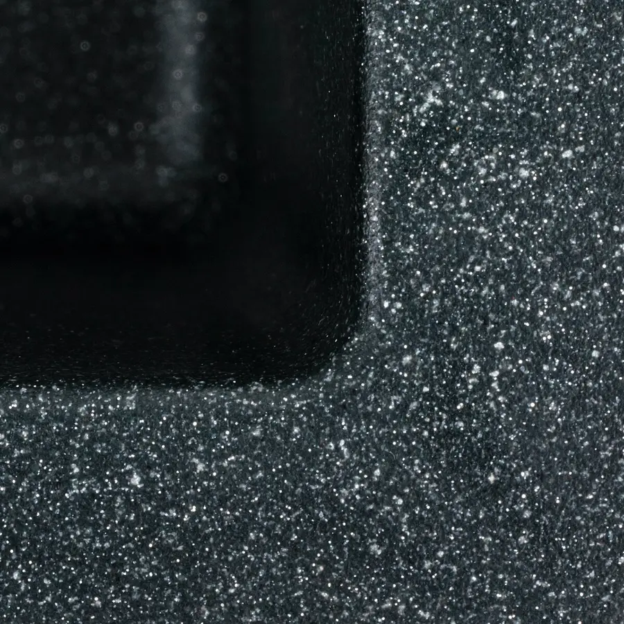 Гранитная мойка для кухни VALESO RUBA 4040 матовая Антрацит