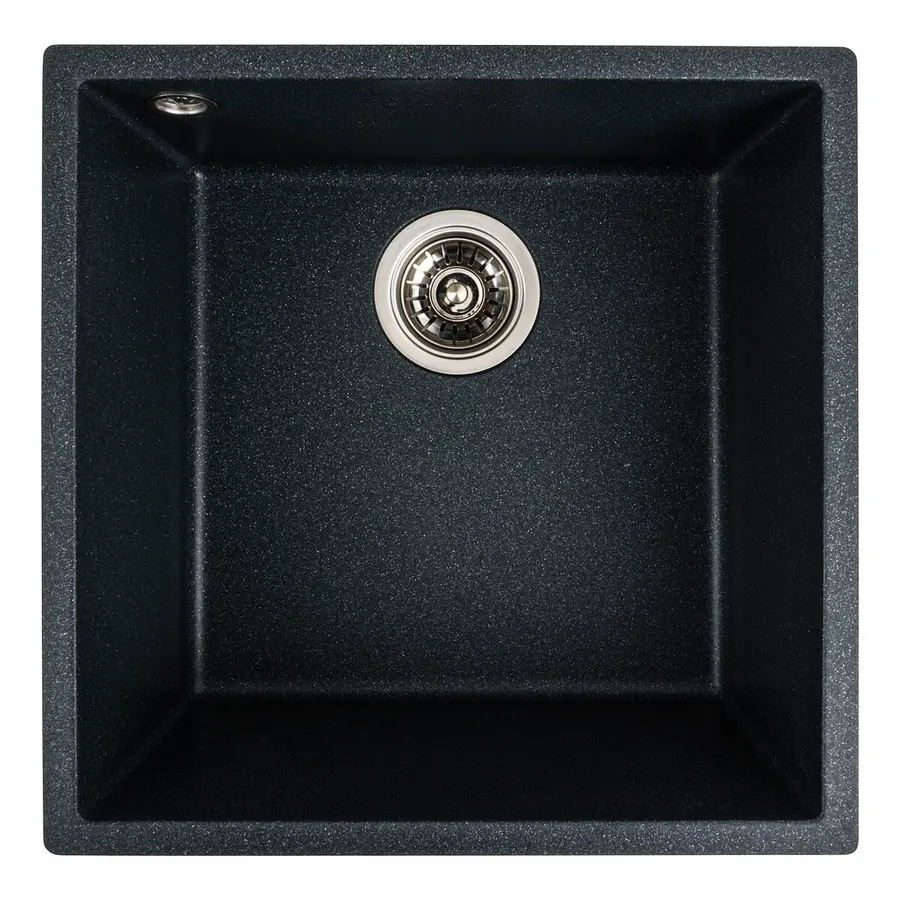 Гранитная мойка для кухни VALESO RUBA 4040 матовая Антрацит