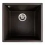 Гранітна мийка для кухні VALESO RUBA 4040 матова Темна скеля