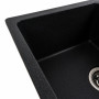 Гранитная мойка для кухни VALESO 6250 ZIRKONE матовый Карбон