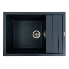 Гранитная мойка для кухни VALESO CASCADA 7050 матовая Антрацит