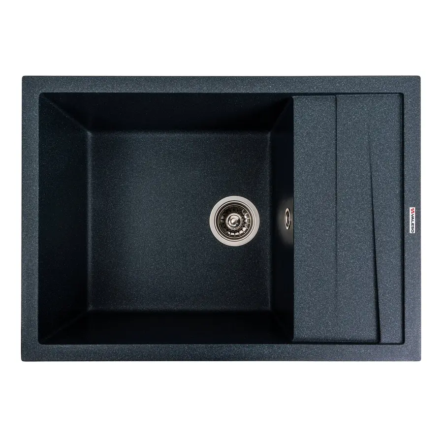 Гранітна мийка для кухні VALESO CASCADA 7050 матова Антрацит