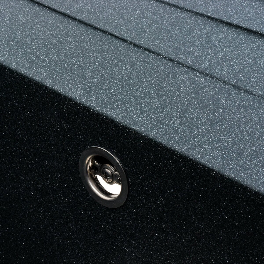 Кухонная мойка гранитная матовая 7050 CASCADA VALESO антрацит