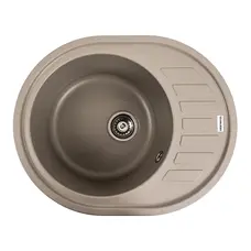 Гранитная мойка для кухни VALESO SOUL 6250 матовая Титан