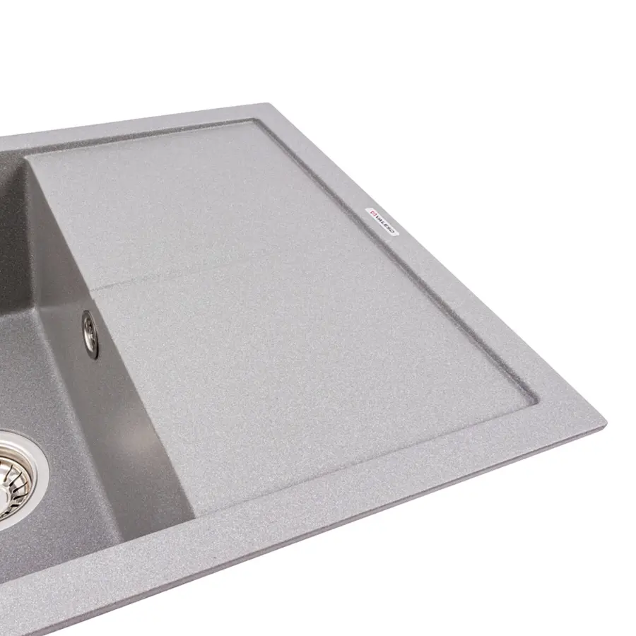 Гранитная мойка для кухни VALESO CRIPTA 6550 матовая Серый Мусон