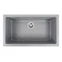 Гранитная мойка для кухни VALESO 7945 Paruana матовая (серый металлик)