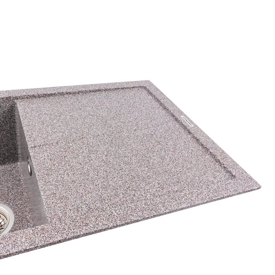 Гранитная мойка для кухни VALESO SOLID 7843 матовая Микс