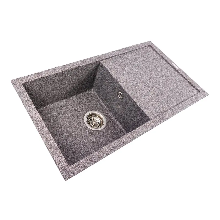 Гранитная мойка для кухни VALESO SOLID 7843 матовая Микс
