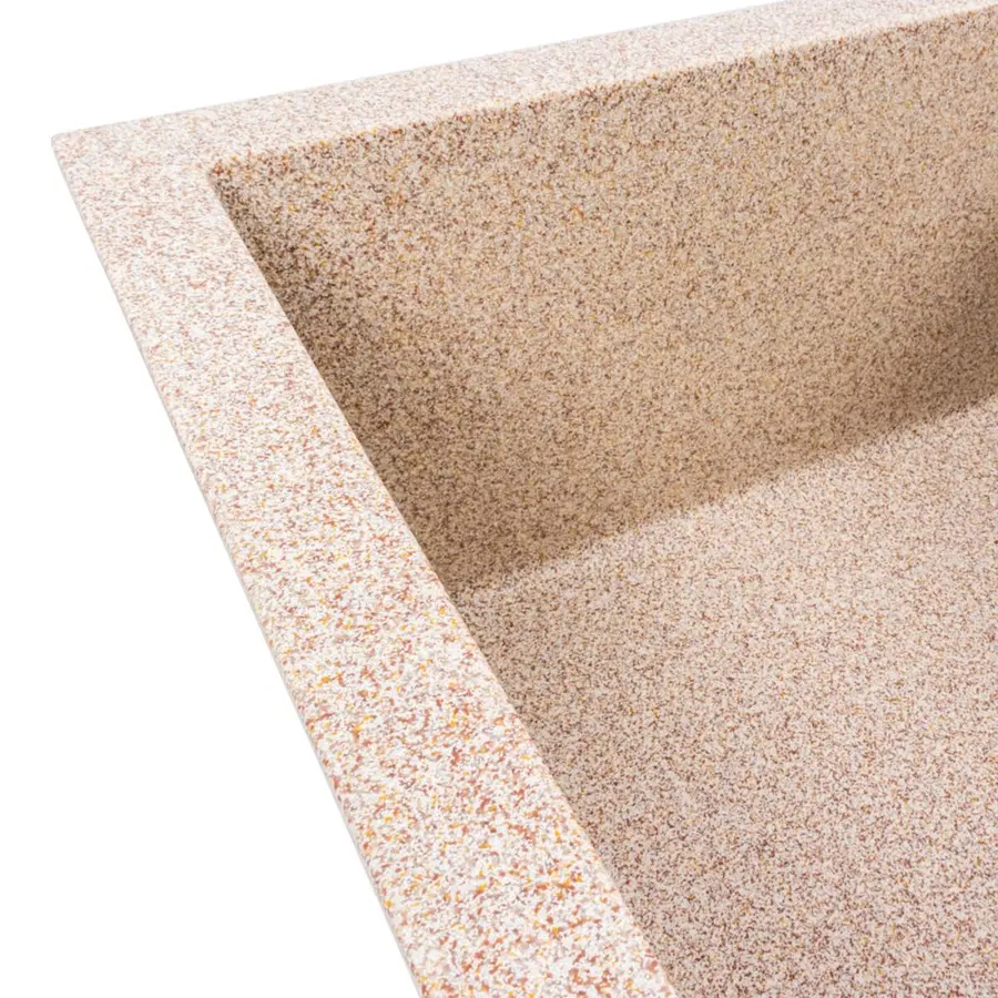 Гранитная мойка для кухни VALESO SOLID 7843 матовая Карамель