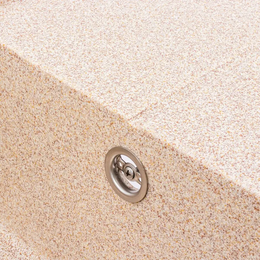 Гранитная мойка для кухни VALESO SOLID 7843 матовая Карамель