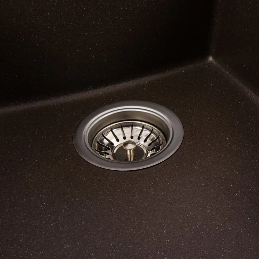 Гранитная мойка для кухни VALESO ROXY 3744 матовая Темная Скала