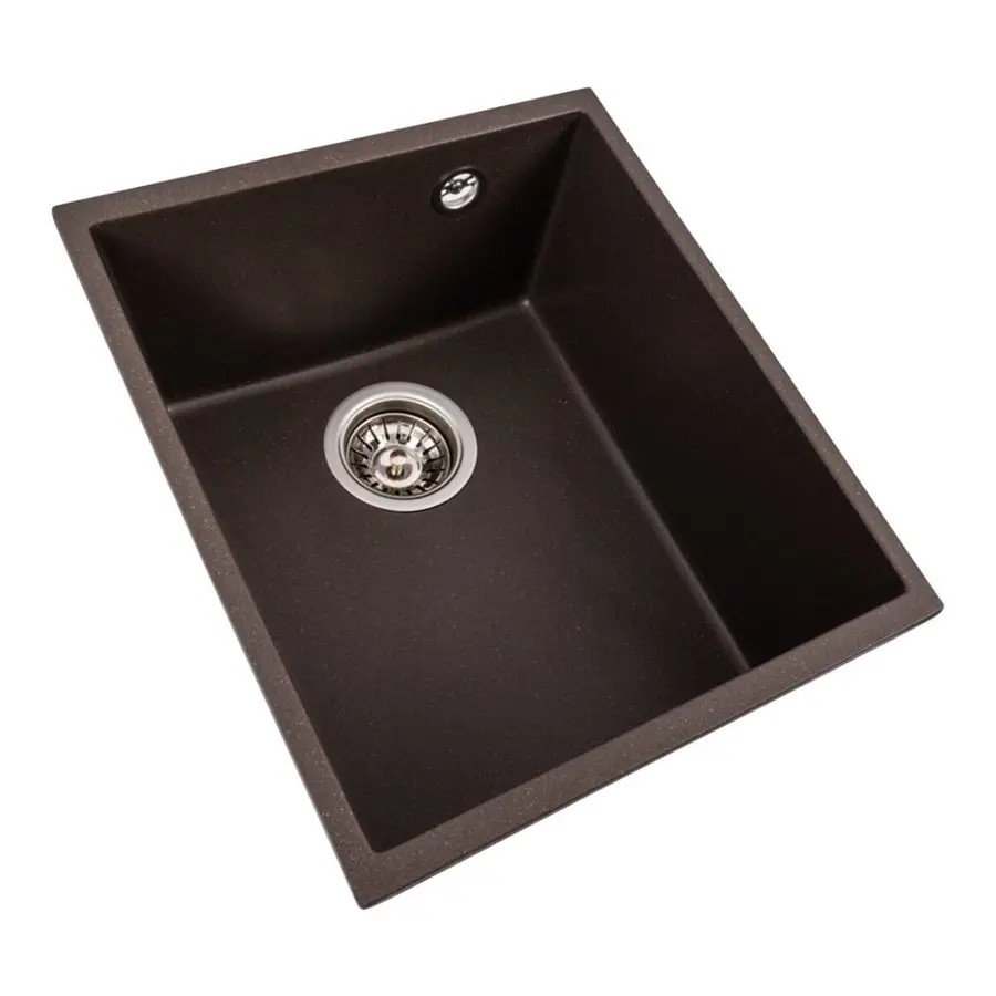 Гранитная мойка для кухни VALESO ROXY 3744 матовая Темная Скала