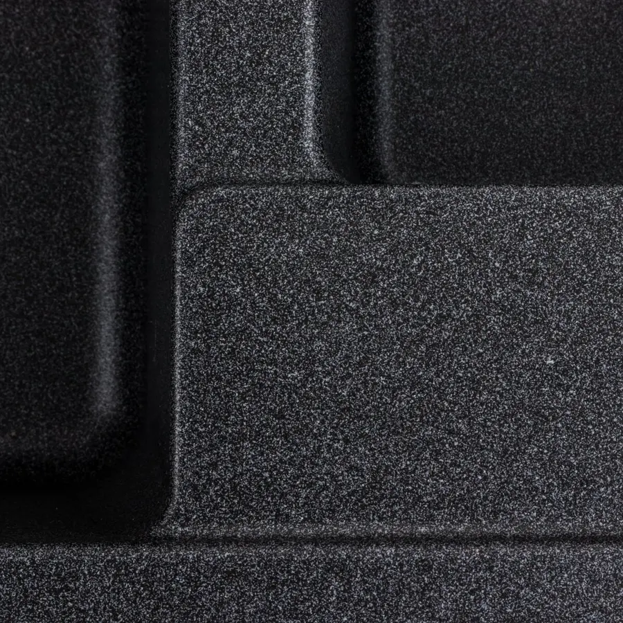 Гранітна мийка для кухні VALESO TOSKANA 7850W матова Карбон