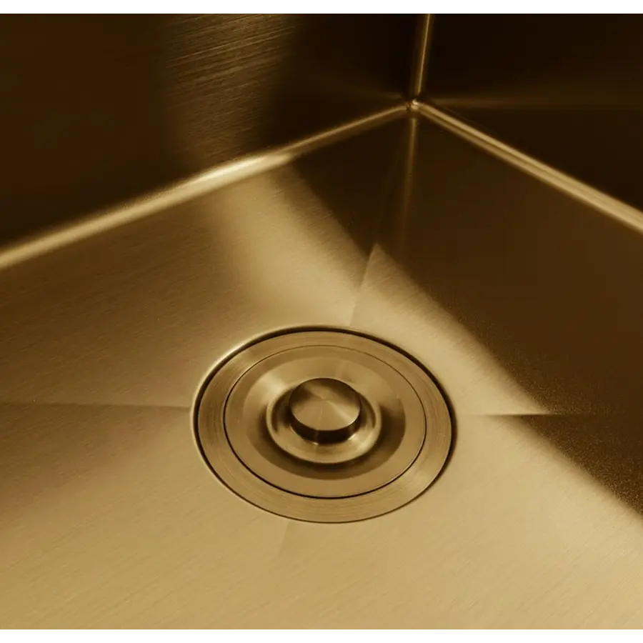 Кухонная мойка Valeso Handmade CM 54*44 Workstation золото PVD, монтаж под столешницу