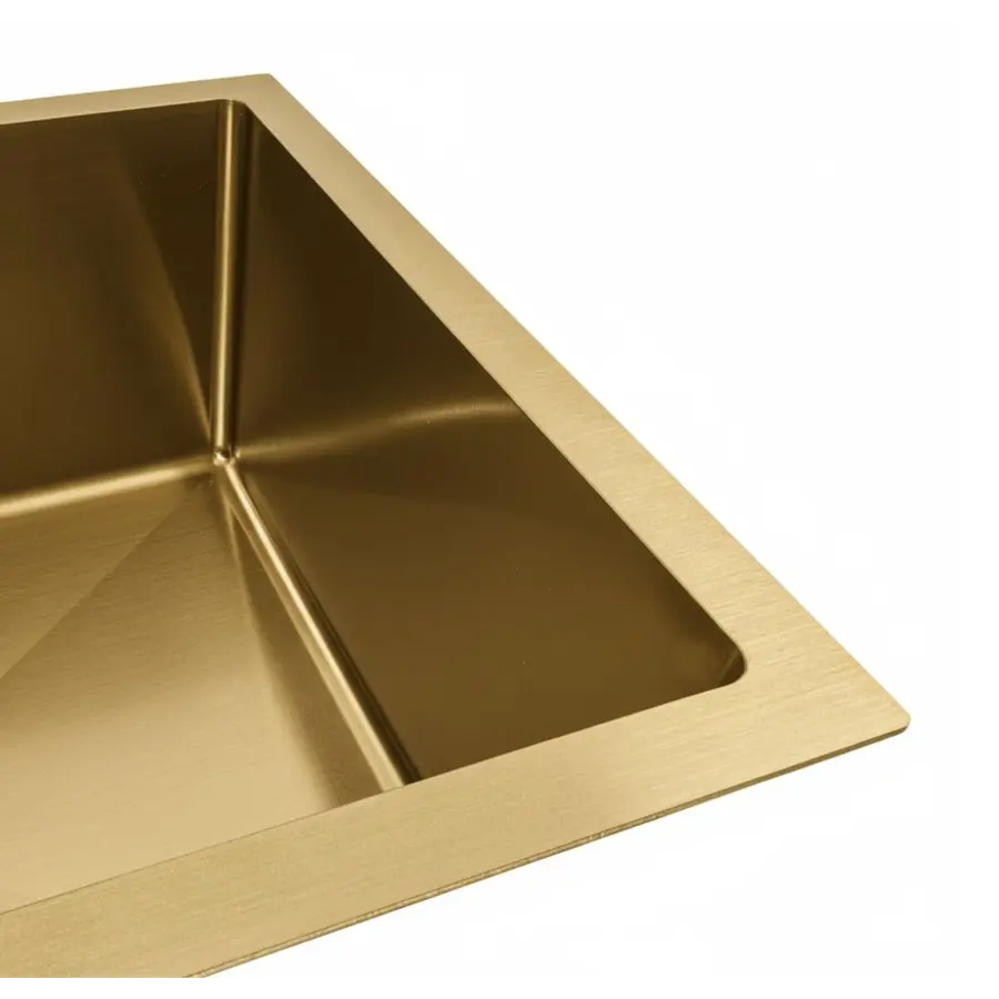 Кухонная мойка Valeso Handmade CM 54*44 Workstation золото PVD, монтаж под столешницу